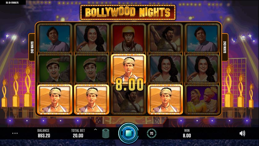 สัมผัสกับความตื่นเต้นและเวทมนตร์สไตล์อินเดียที่สล็อต Bollywood Nights