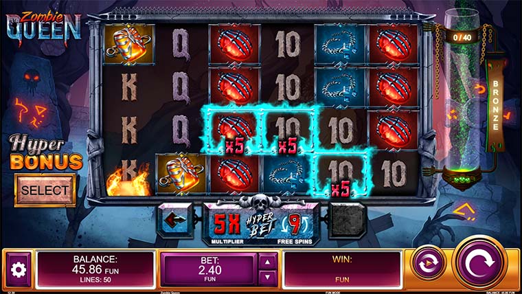 Slot Queen Zombie - เล่นออนไลน์เพื่อรับเงินจริงที่คาสิโนสด