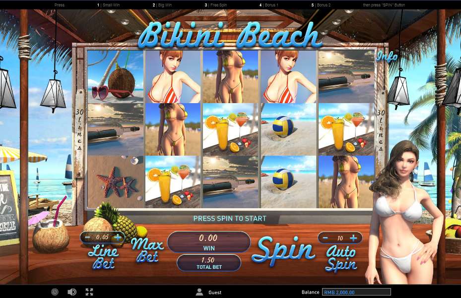 มาดูว่าในหน้าร้อนแบบนี้เกมสล็อต Bikini Beach จะครองใจใครได้บ้าง