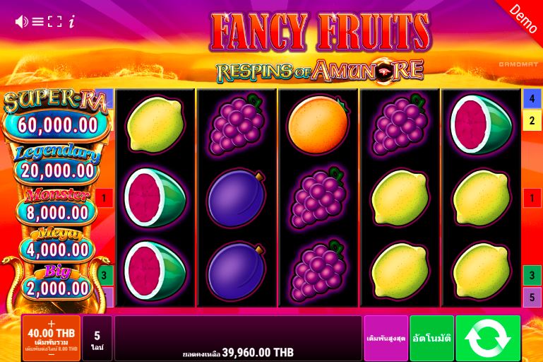 ค้นหาวิธีที่คุณสามารถรับเงินจริงกับเกมสล็อตออนไลน์ Fancy Fruits RoAR