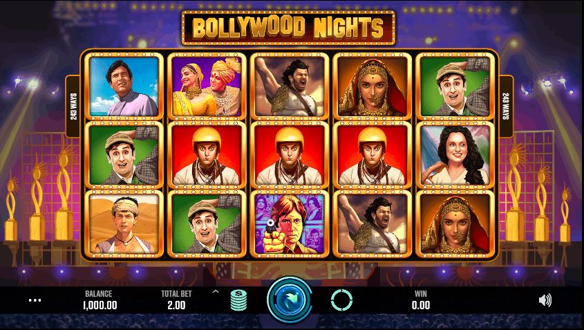 สัมผัสกับความตื่นเต้นและเวทมนตร์สไตล์อินเดียที่สล็อต Bollywood Nights