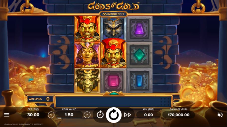 ลุ้นรับเงินรางวัลใหญ่จาก Gods of Gold เกมสล็อตสนุก ๆ