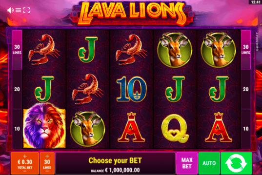 เข้าสู่โลกแห่งความร้อนแรงของสล็อตออนไลน์ Lava Lions ที่ Live Casino House