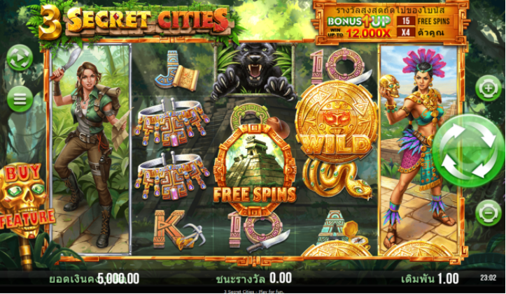 3 Secret Cities Slot Game Online - Live Casino House