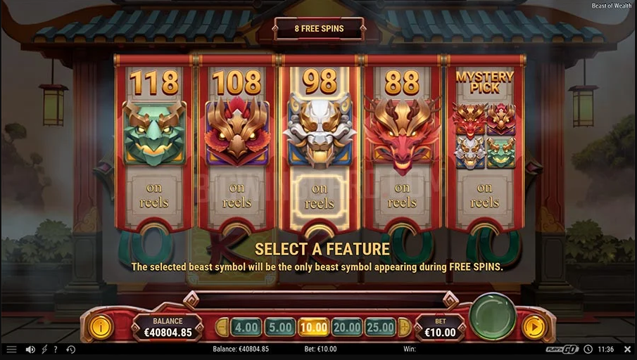 เล่น Beast of Wealth Slot Thai ลุ้นรับรางวัลสูงสุด 243,136 บาท